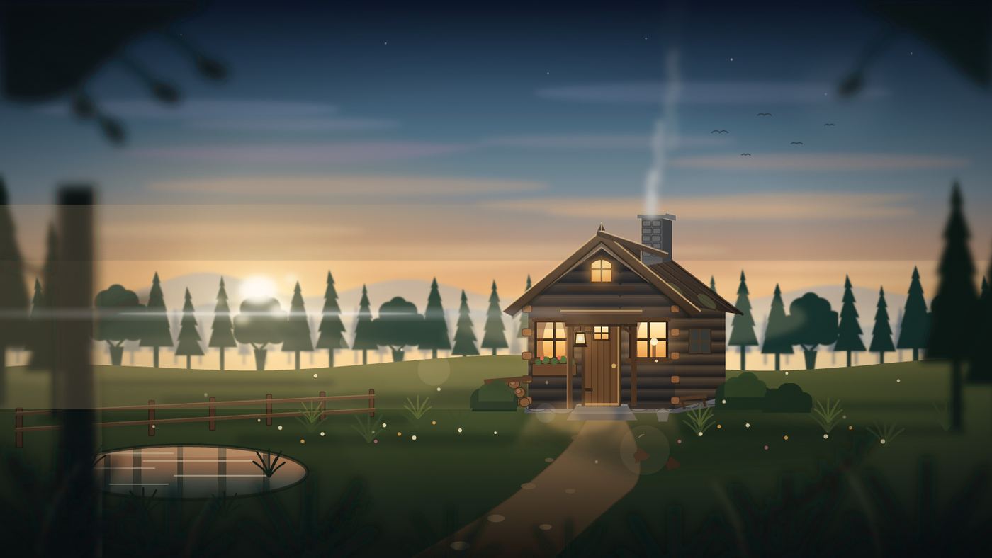 Play 黄昏森林中的农村小屋 - Free Simulation game online